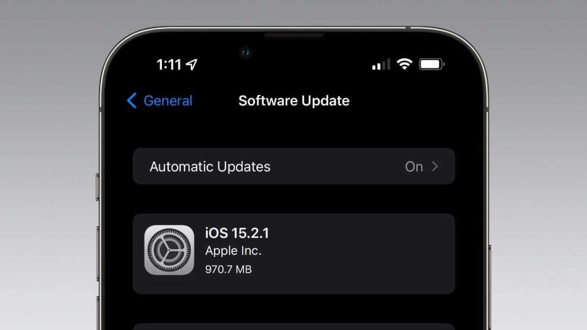 iOS Update